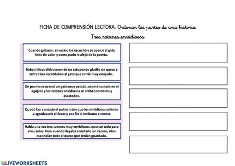 The Worksheet For Composion Lectora De Las Harridos