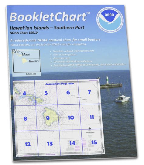 Noaa Nautical Charts For U S Waters 8 5 X 11 Bookletcharts Noaa Bookletchart 19010 Hawai