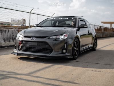 2015 Scion TC Base With 18x8 AVID1 AV6 And Vercelli 225x45 On Lowering