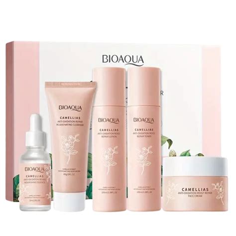 Kit Camelias Bioaqua Antiedad Antiarrugas Estuche Lujo Kroma Space