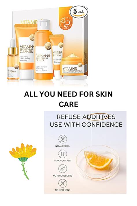 Skincare T Set For Teenage Girls Vitamin C Serum Skin Care Sets And Kits Pamper Ts For