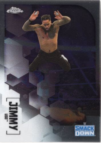 Topps Chrome Wwe Jimmy Uso Wrestling Card Ebay