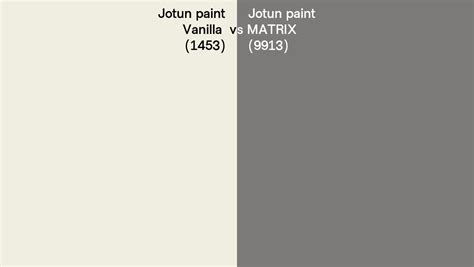 Jotun Paint Vanilla Vs Matrix Side By Side Comparison