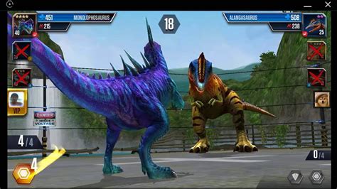 Jurassic World The Game Player Duel Battle 657 YouTube