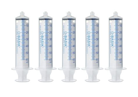 Basik 60 Cc 60 Ml Syringe Luer Lock Tip Silicone Desertcart South Africa