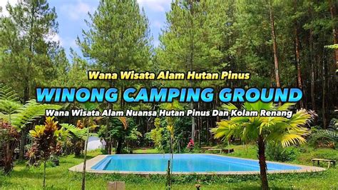 Winong Camping Ground Wisata Malang Terbaru Youtube