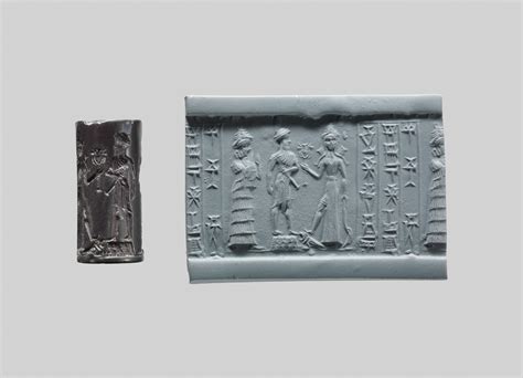 Cylinder Seal Babylonian Old Babylonian The Metropolitan Museum