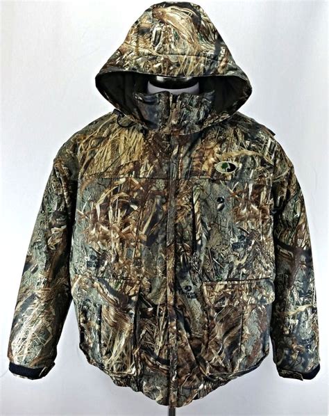 Mossy Oak Men S Drystalker Hooded Jacket Size Xl Extra Large Hunting