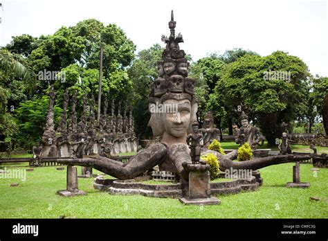 Buddha Park, Vientiane Stock Photo - Alamy