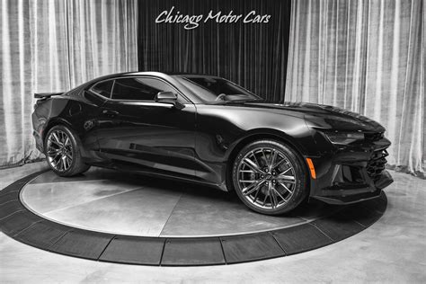 Used Chevrolet Camaro Zl Coupe Black Jet Black Only Miles