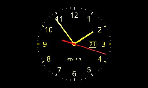 LED Clock Live Wallpaper for Desktop