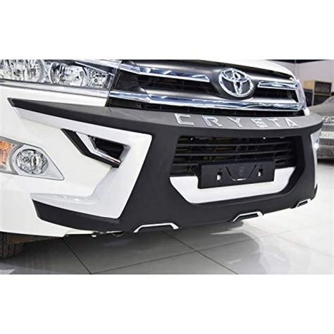 Toyota Innova Crysta Front And Rear Bumper Guard Protector In High