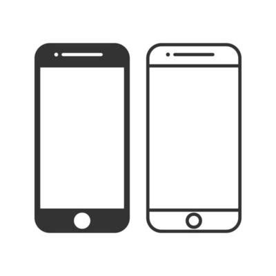 Iphone Outline Vector Art, Icons, and Graphics for Free Download