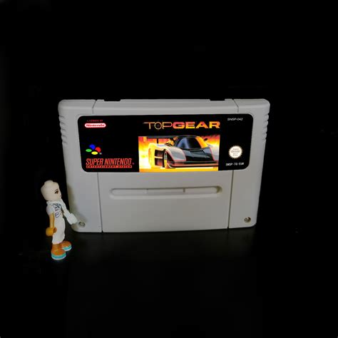 Top Gear 16bit Snes Game Pal Eur Version Top Gear 1