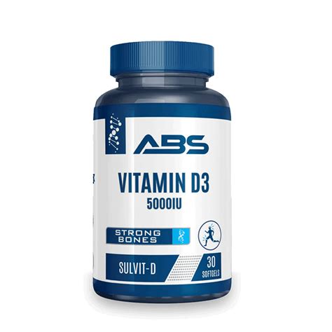 Buy ABS Sulvit D Vitamin D3 5000 IU For Stronger Bones Online In