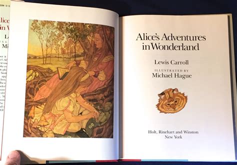 Alice S Adventures In Wonderland Selected And Illustrated By Michael