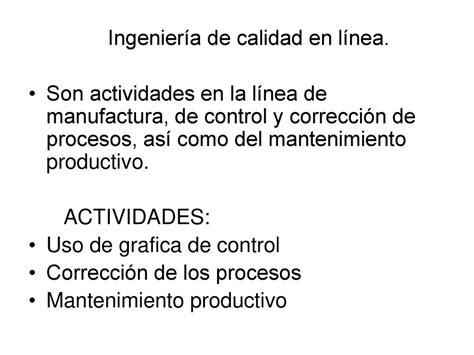 1da Unidad La IngenierÍa De Calidad Y La FunciÓn De PÉrdida Ppt