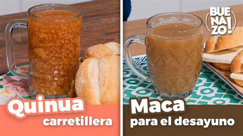 Cómo preparar quinua carretillera y maca para el desayuno Recetas