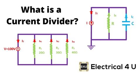 Current Divider: What is it? Formula, Rule & Examples | Electrical4U