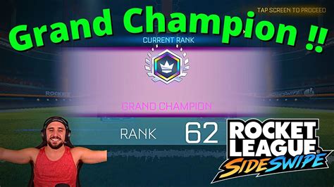 I Hit Grand Champion In Rocket League Sideswipe For The First Time