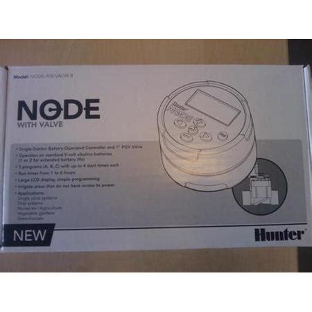 Hunter Node 100 1 Solenoid Vana Ve 9V Bobin Dahil Pilli Sulama Kontrol