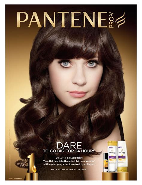 Zooey Deschanel Pantene Pro V Ad Campaign 2013 • Celebmafia