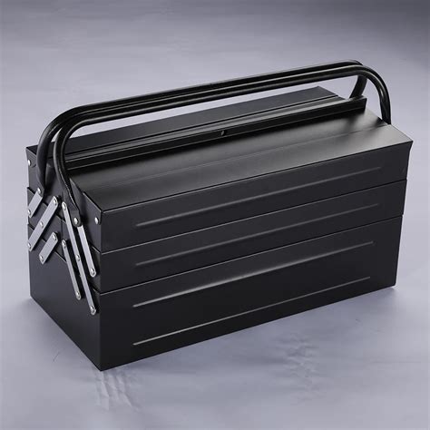 Portable Tool Box Cantilever Metal Toolbox 3 Tier Multi-function Tool ...