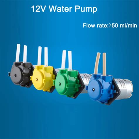 V Dc Dosing Peristaltic Pump Dosing Head Water Pump With Connector