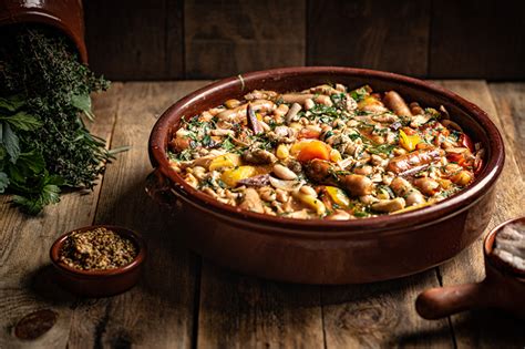 Cassoulet Een Franse Stoofschotel Van De Big Green Egg