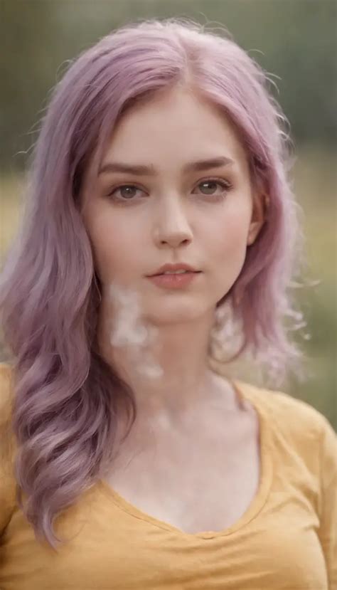 Naked Year Old School Girl Holdings Books Full Body Cute Baby Face Yellow And Purple Hair