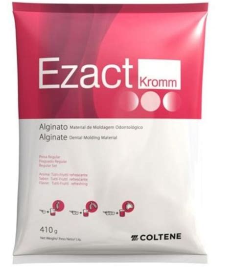 Alginato tipo II Ezact Kromm Coltene 410 g Instrumento Odontológico