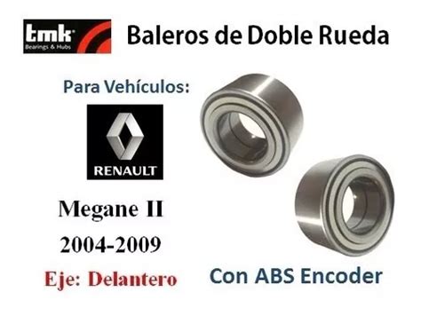 Set De 4 Baleros Rueda Renault Megane Ii 2004 A 2009 Con Abs Meses