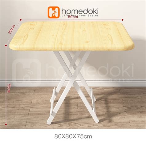 Jual Homedoki Meja Lipat Minimalis Meja Makan Lipat Meja Lipat Kayu