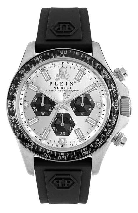 Philipp Plein Mens Watch Nobile Racing Carbon Fiber Watchroom