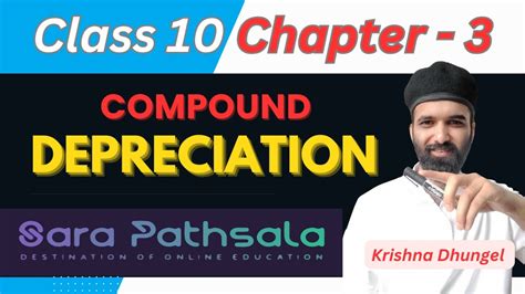 Compound Depreciation Class Mathematics Chapter Youtube