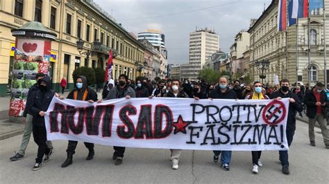 Održan protest protiv fašizma u Novom Sadu