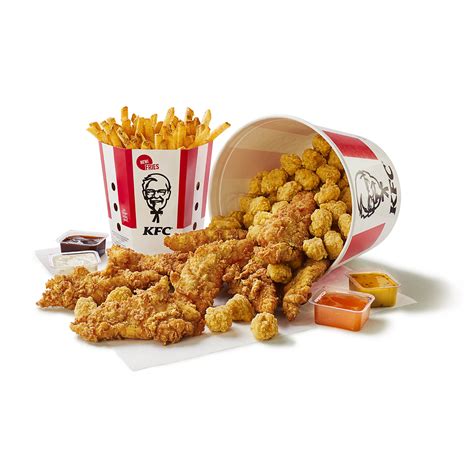 Boneless Bucket Buckets Kfc Menu