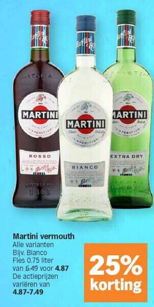 Martini Vermouth Promotie Bij Albert Heijn