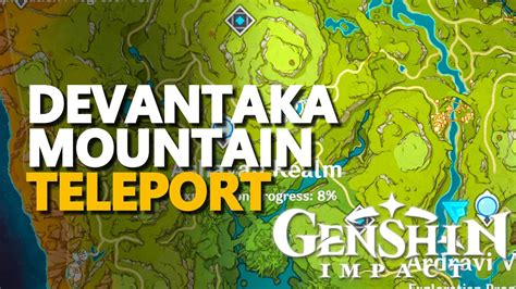 How To Unlock Devantaka Mountain Teleport Genshin Impact Youtube