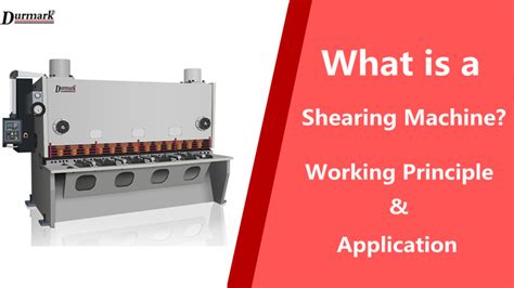 What Is A Shearing Machine Working Principle And Application Durmark