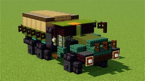 Minecraft Ural 4320 Russian Army Truck Tutorial V2 Youtube