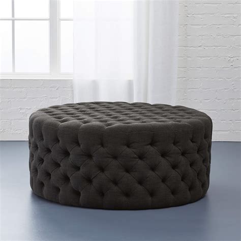 Tufted Ottoman Reviews Cb2