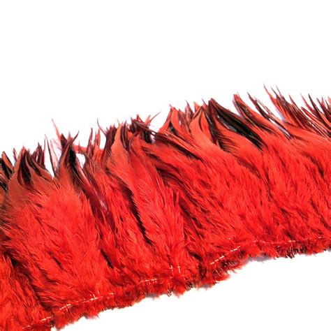 Hackle Feathers 6 Red 1 Oz