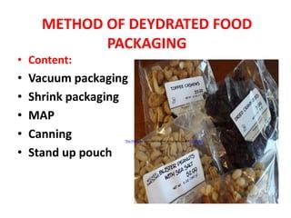 Dehydrated Product Ppt