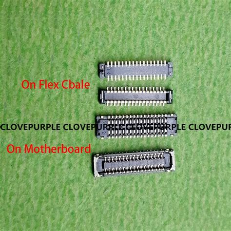 2pcs 34pin LCD Display FPC Connector On Board Flex For Huawei Nova 7 SE