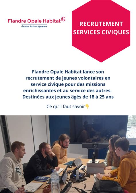 Flandre Opale Habitat On Recrute Des Services Civiques