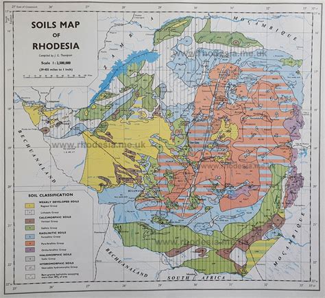 Rhodesian Maps Archive Of Rhodesia