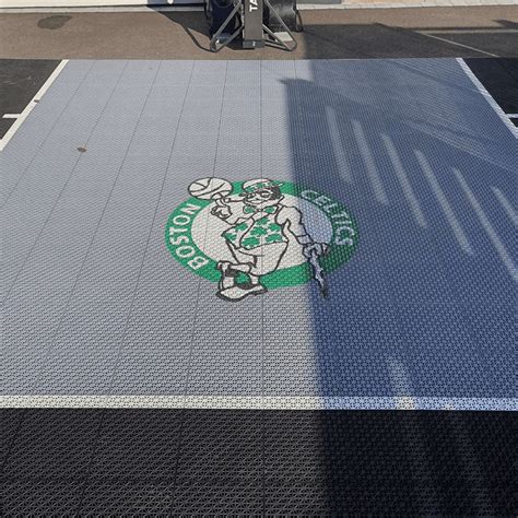 Terrain de basket personnalisé Boston Celtics Terrain basket fr