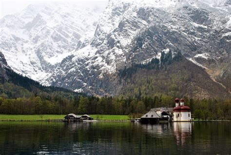 Lake Koenigssee Bavaria Wallpapers Wallpaper Cave