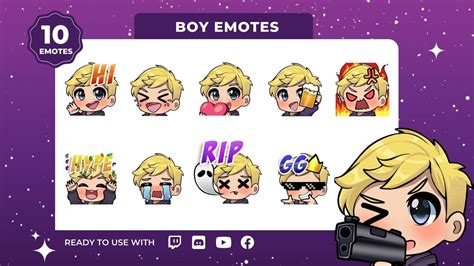 Wolf Twitch Emotes Pack Gamingvisuals